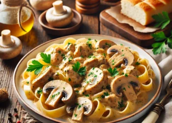 Кремообразен пилешки строганов