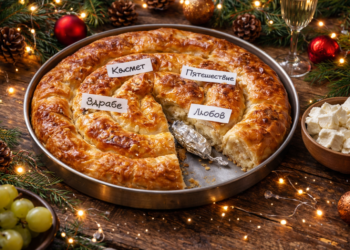 Новогодишната баница с късмети Историята на новогодишната баница + лесна рецепта и модерни късмети