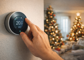 „Настройване на домашен термостат – символ на по-ниско потребление на ток по празниците в България“