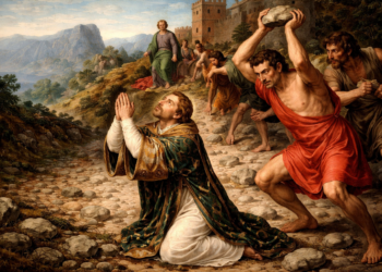 Стефановден – последният празник в българския календар и първият урок за доброта през новата година „Мъченичеството на Свети Стефан – сцена от пребиването с камъни, Ренесансов стил“