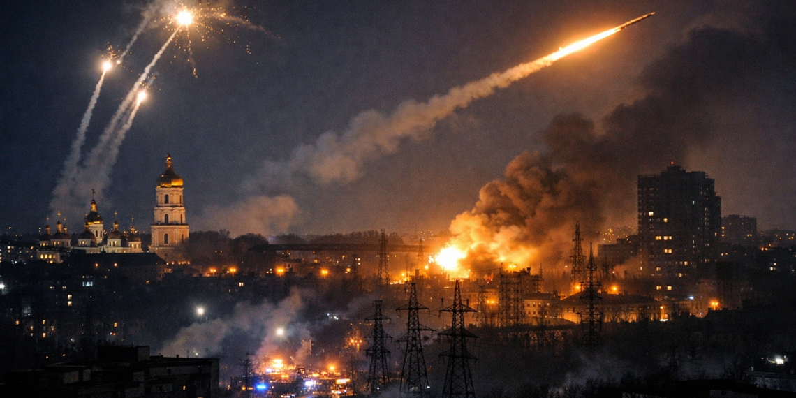Руските удари срещу Киев оставиха града без ток и отопление