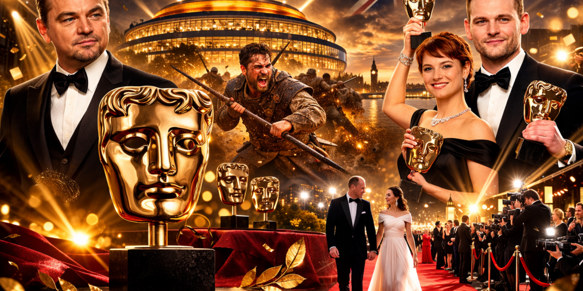 НОВИНИ Наградите БАФТА 2026 в Лондон – статуетки БАФТА, червен килим и филмови звезди