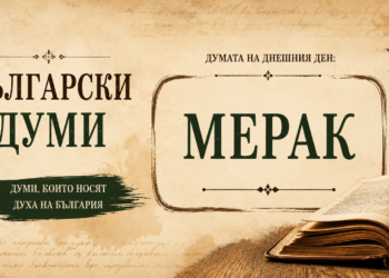 Мерак – значение и произход на думата в рубриката „Български думи“