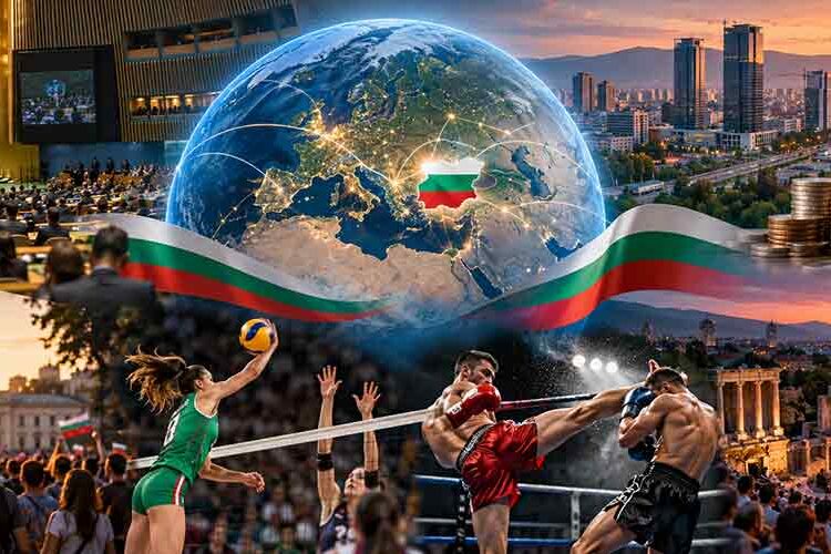 Светът и България под лупа: обзор 21–27 септември 2026 г. Илюстративен колаж със земно кълбо, българско знаме, заседателна зала, спорт и културни събития към седмичния обзор.