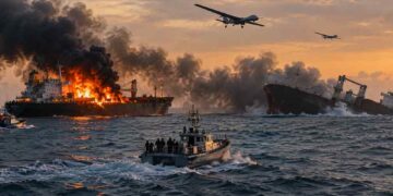 Дронове поразиха два кораба край Бяла в Черно море