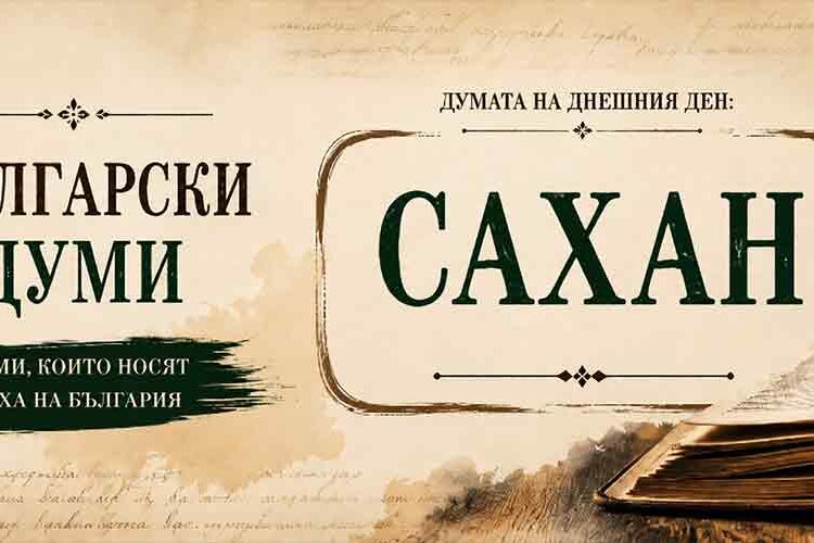 Сахан – стара българска дума за плитък съд и нейното значение