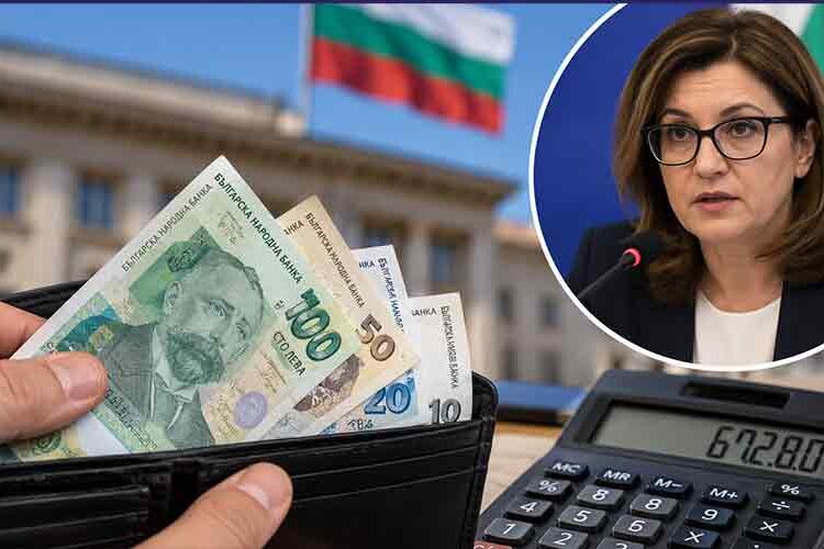 Минимална заплата 672,80 евро през 2027 г. – доходи в България